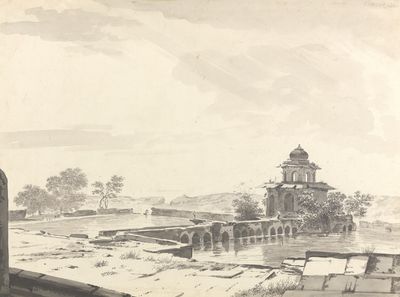 Choix de vues de l'Inde和其他人的原始图纸Pl.22
