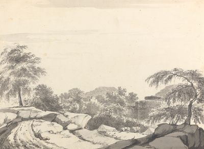Choix de vues de l'Inde和其他人的原始图纸Pl.24