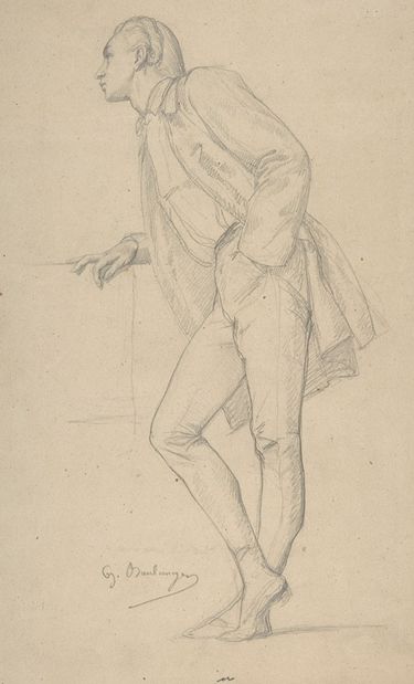 一个男人站着的形象