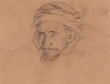 戴头巾的阿拉伯头像