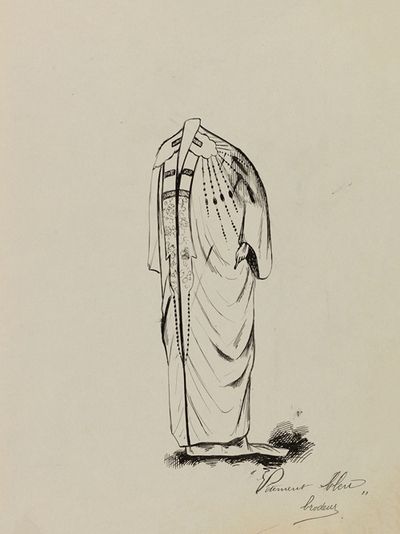 Modèle de manteau de trois quarts