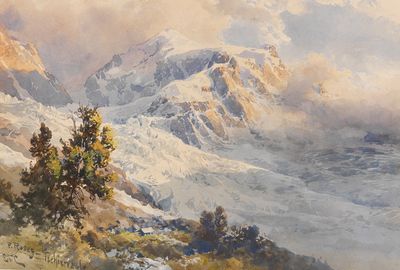 Piz Roseg–基耶瓦冰川