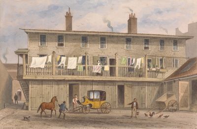Vine Inn，Vine Yard，Aldersgate在伦敦市