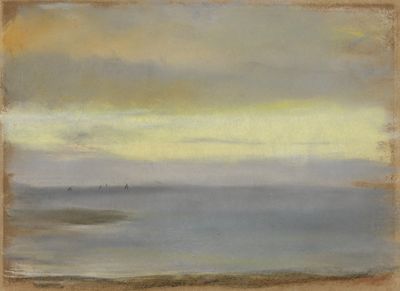 海洋，夕阳