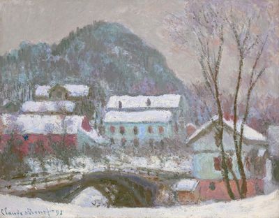 Sandviken，挪威，雪效应