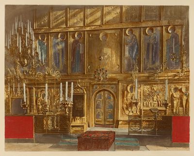 Uspenskii Sobor的Iconostasis