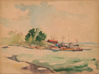 Saltsjöbaden，距离斯德哥尔摩半小时车程