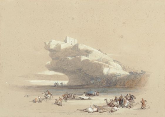 走近佩特拉，仰望一座古老的了望塔